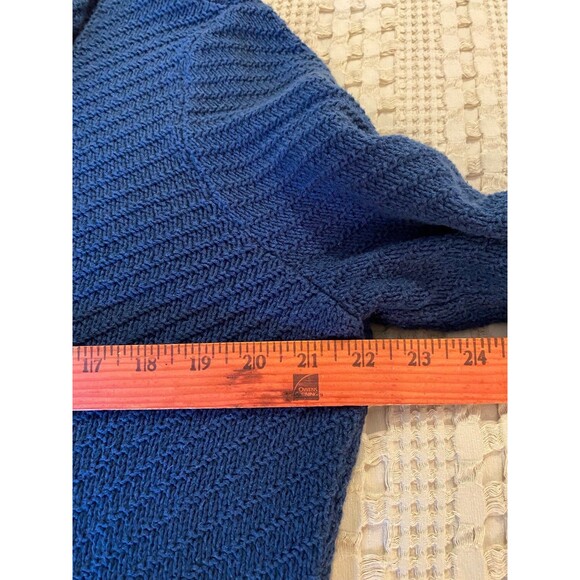 Style & Co  Sweater Dress Plus Size XXL or 2X Steely Blue Cowl Neck Winter - Picture 9 of 10